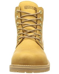 hellbeige Stiefel von Coronel Tapioca