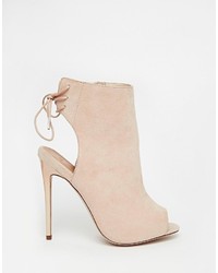 hellbeige Stiefel von Asos