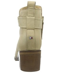 hellbeige Stiefel von Tommy Hilfiger