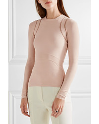 hellbeige Strick Bluse von Narciso Rodriguez