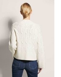hellbeige Strick Kaschmirpullover von Madeleine