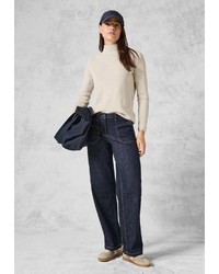 hellbeige Strick Pullover von Cecil