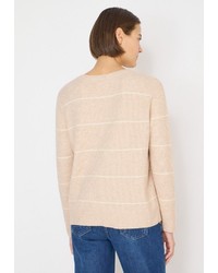 hellbeige Strick Pullover von Cecil