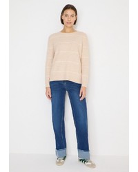 hellbeige Strick Pullover von Cecil