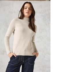 hellbeige Strick Pullover von Cecil