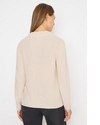 hellbeige Strick Pullover von Cecil