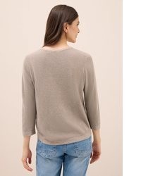hellbeige Strick Pullover von Cecil