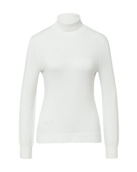 hellbeige Strick Pullover von Comma