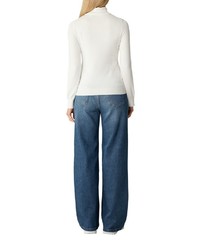 hellbeige Strick Pullover von Comma