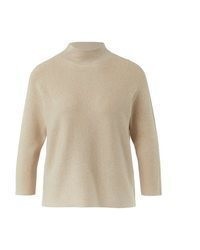 hellbeige Strick Pullover von Comma