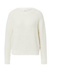 hellbeige Strick Pullover von Comma