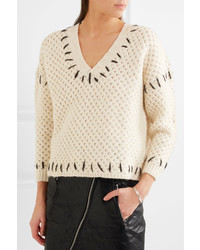 hellbeige Strick Pullover von Isabel Marant