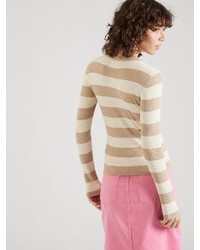 hellbeige Strick Pullover von Jdy