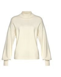 hellbeige Strick Pullover von Lascana