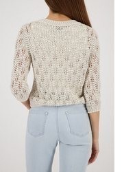hellbeige Strick Pullover von MONARI