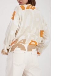 hellbeige Strick Pullover von MONARI
