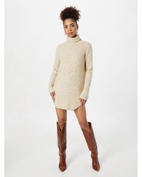 hellbeige Strick Pullover von Pieces