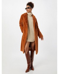 hellbeige Strick Pullover von Pieces