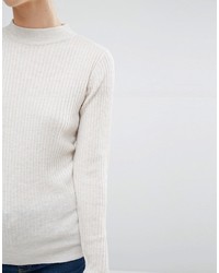 hellbeige Strick Pullover von Monki