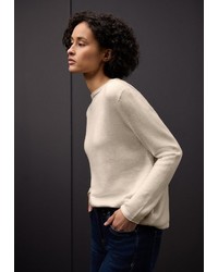 hellbeige Strick Pullover von STREET ONE
