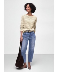hellbeige Strick Pullover von STREET ONE