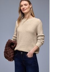 hellbeige Strick Pullover von STREET ONE