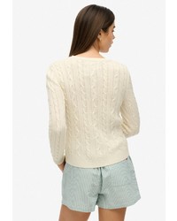 hellbeige Strick Pullover von Superdry