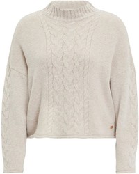 hellbeige Strick Pullover von Tamaris