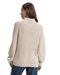 hellbeige Strick Pullover von Tom Tailor