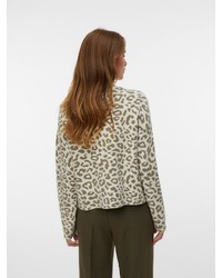 hellbeige Strick Pullover von Vero Moda