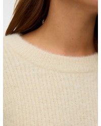 hellbeige Strick Pullover von Vero Moda