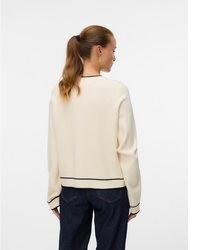 hellbeige Strick Pullover von Vero Moda