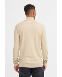 hellbeige Strick Rollkragenpullover von BLEND