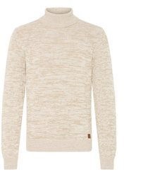 hellbeige Strick Rollkragenpullover von BLEND