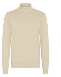 hellbeige Strick Rollkragenpullover von BLEND