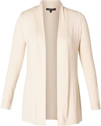 hellbeige Strick Strickjacke von Base Level