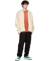 hellbeige Strick Strickjacke von Miharayasuhiro