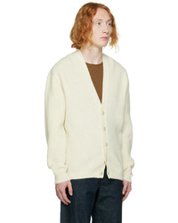 hellbeige Strick Strickjacke von Lemaire