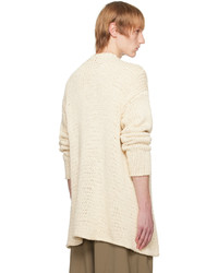 hellbeige Strick Strickjacke von The Row