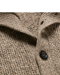 hellbeige Strick Strickjacke von Incotex