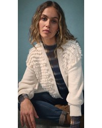 hellbeige Strick Strickjacke von Zero