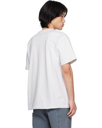 hellbeige Strick T-Shirt mit einem Rundhalsausschnitt von CARHARTT WORK IN PROGRESS