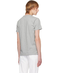 hellbeige Strick T-Shirt mit einem Rundhalsausschnitt von rag & bone