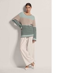 hellbeige Strick Wollpullover von Madeleine