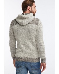 hellbeige Strickjacke mit einem Knebelverschluss von Petrol Industries