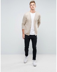 hellbeige Strickjacke von Asos