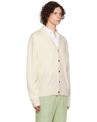 hellbeige Strickjacke von Wooyoungmi