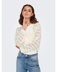 hellbeige Strickjacke von Only
