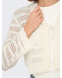 hellbeige Strickjacke von Only