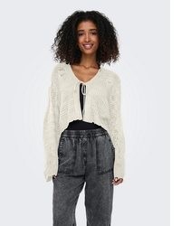 hellbeige Strickjacke von Only